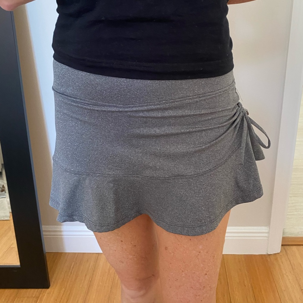 Gray Fila Tennis Skort